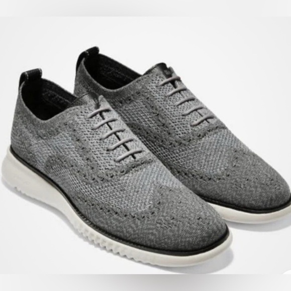 Men Cole Haan 2.ZEROGRANDWingtip Oxford ShoesMAGNET-IRONSTONE STITCHLITE C27565